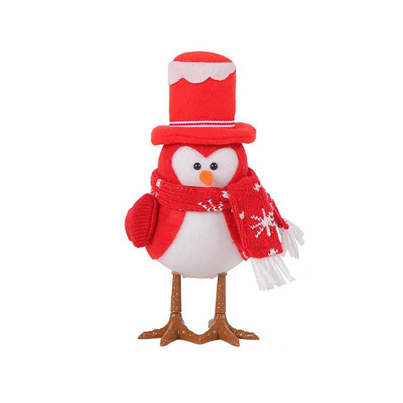 Светящиеся новинки Рождественские украшения Милые фигурки птиц Поделки Милый декор для дома в помещении/на открытом воздухе Поделки