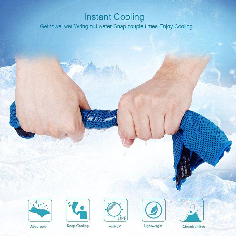 Gym Running Cooling Towel Enduring Instant Chill Sport Towel Ice Face Towel Rapid Cooling Quick-Dry