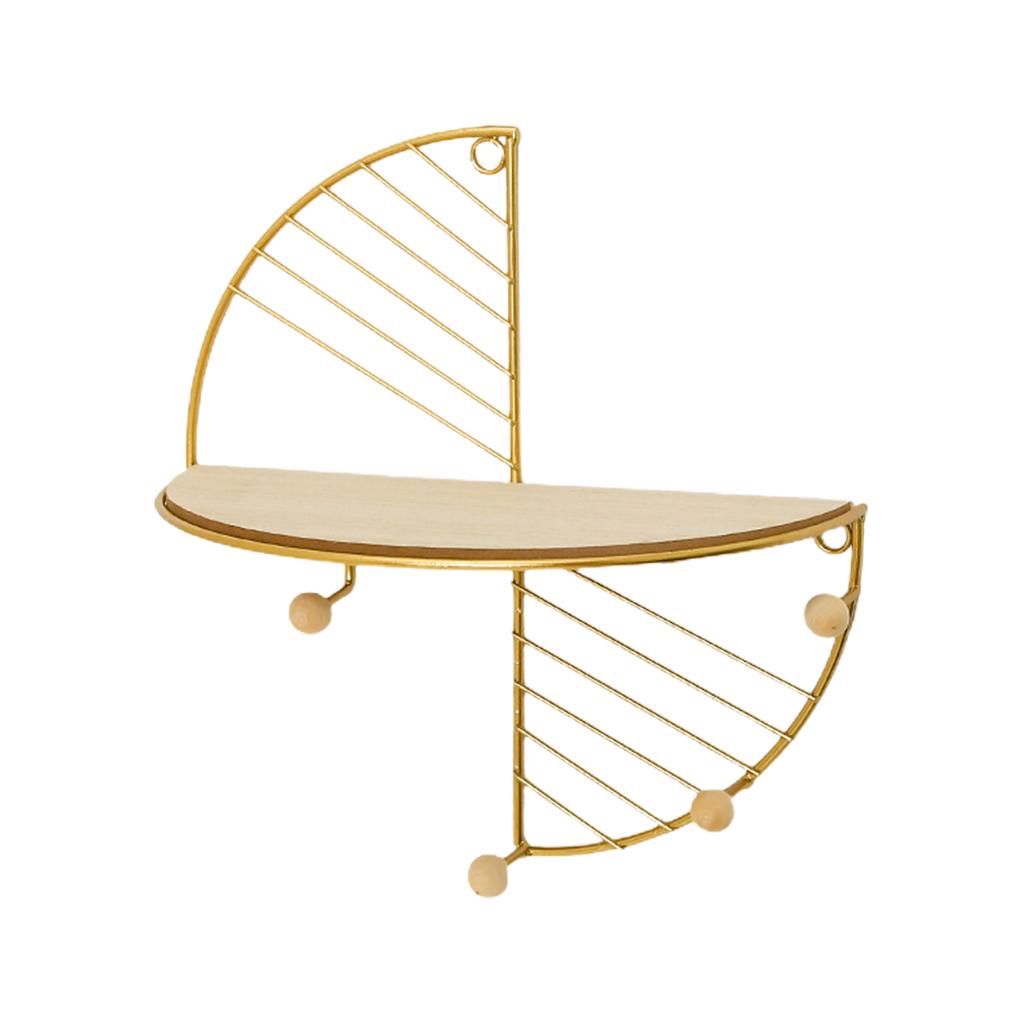 Простая круглая настенная полка, многофункциональная геометрическая настенная художественная полка, настенные полки для хранения вещей в спальне