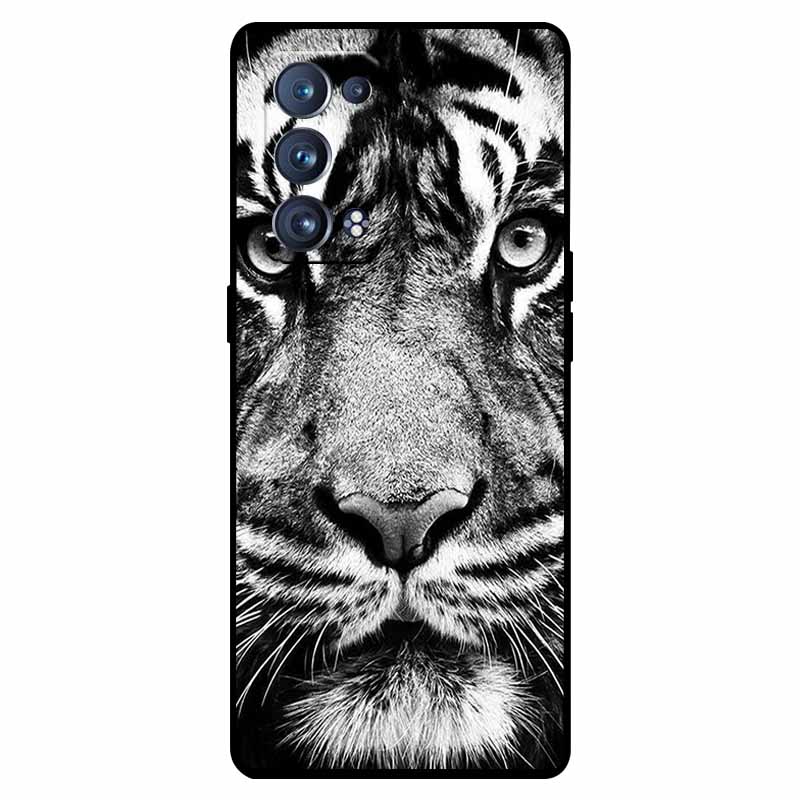 Чехол для Oppo Reno 6 Pro 5G Snapdragon Ударопрочный Мягкий силикон ТПУ Задняя крышка Для Oppo Reno 6 Pro CPH2247 Чехлы для телефона Милый Capa
