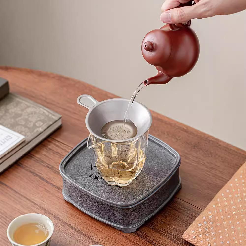 Titanium Tea Filter Integrated Tea Infusers Durable Tea Strainer Tea Enthusiast