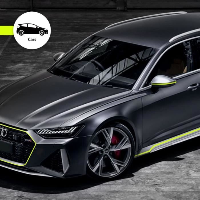 Bandes adhésives - trim stripes - jaune fluo - 3 mm x 10 mt - thermoformable - résistant aux intempéries