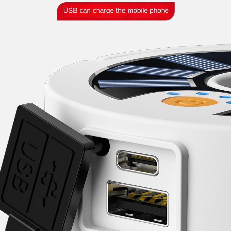 New outdoor camping light Type-C emergency light multifunctional tent solar rechargeable LED strong light camping light