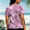 Women's Minimalist Ombre Series Basic Crew Neck Short Sleeve T-Shirt, Soft & Comfortable Tops for Vacation, Daily Wear, Home Lounge