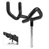 Metal Microphone Support Holder Audio Boom Pole Support Holder Stand Black