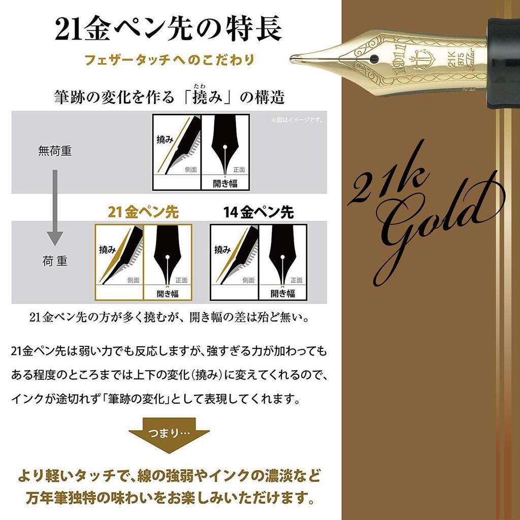 Sailor fountain pen Profit Standard 21 Черный Средний Пойнт 11-1521-420