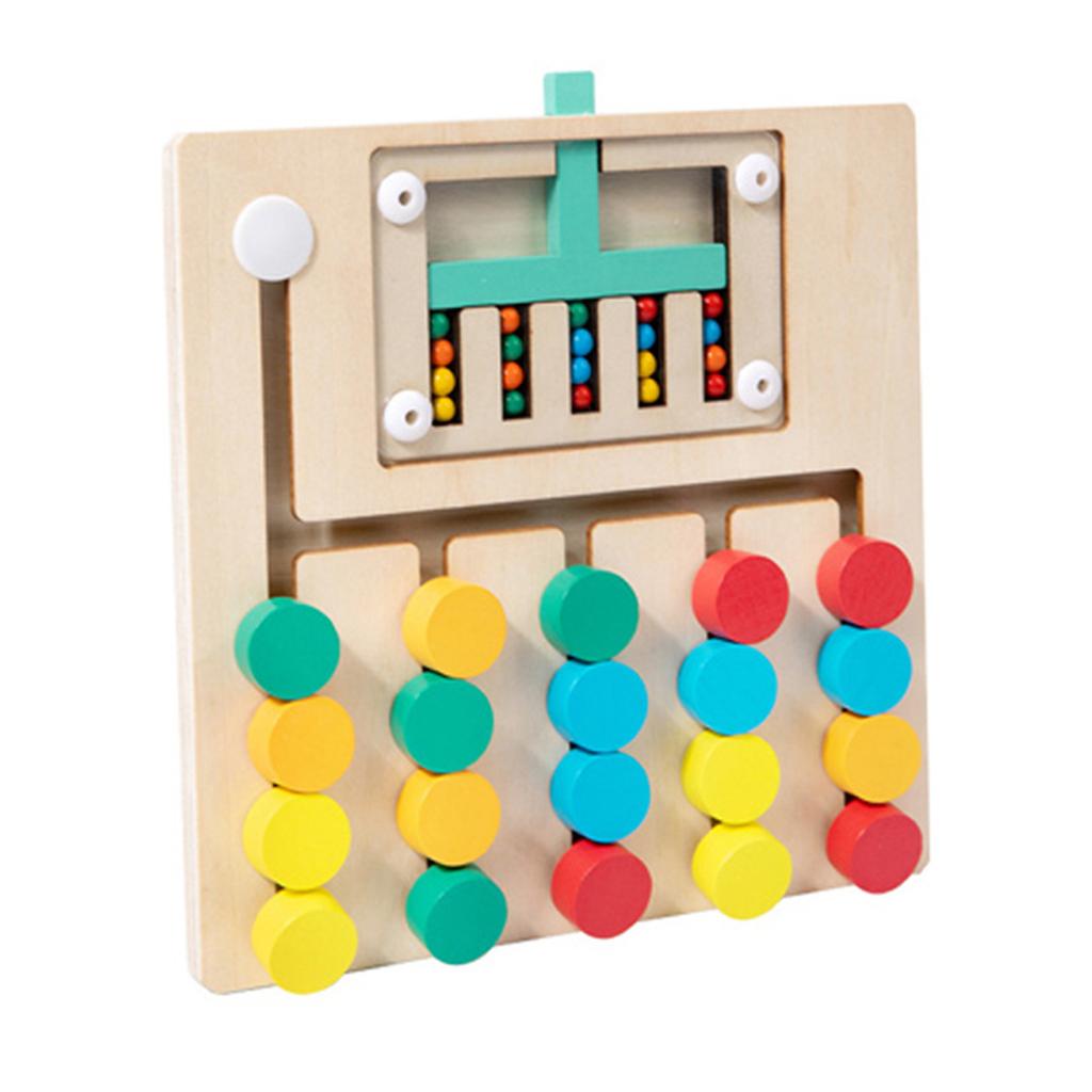 Wooden Colorful Memory Chesses Toy For Kid Hand-eye Coordination Game Toy For Toddlers