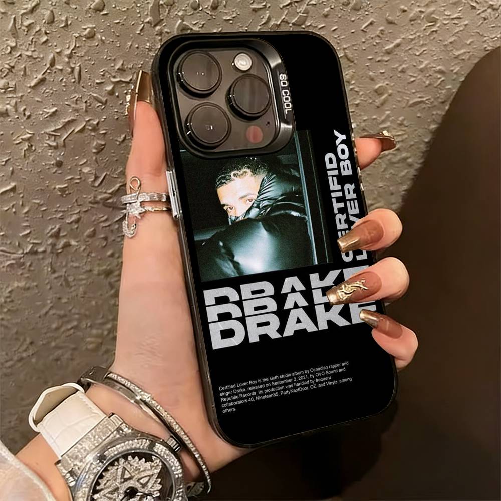 Чехол Drak-K для iPhone 17,16,15,14,13,12,11 Plus,Pro Max,XS, Цветной Серебристый Черный Чехол