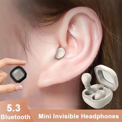 Беспроводные наушники TWS Bluetooth, невидимые наушники-вкладыши для сна с микрофоном, шумоподавляющие наушники, музыкальная гарнитура HIFI SK19