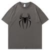 Loose And Comfortable Short Sleeves Unisex Unisex Oversized Clothes Summer New Cotton Unisexs Tshirts Spider Pattern Printed Tees