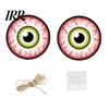 Cool Halloween Patterns Glowing Eyes Hanging Decor, LED Light Up Window Reusable Decor Ornament, Spooky Eyeball Sign for Party, Haunted House