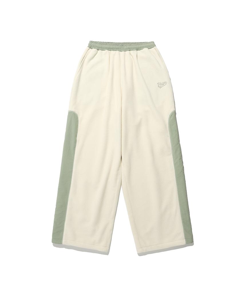 PHYSICAL DEPARTMENT Color Block Fleece Pants Ivory