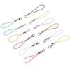 50pcs Mix Color Lobster Clasp Cords Strap Charms Lanyard String Wrist for Cell Phone Flash Drives Keychain DIY Jewelry Accessory