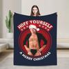 David Hasselhoff Flannel Blanket  Super Warm Throw Blanket for Couch Chair Decorative Street Trend Bedspread Sofa Bed Cover