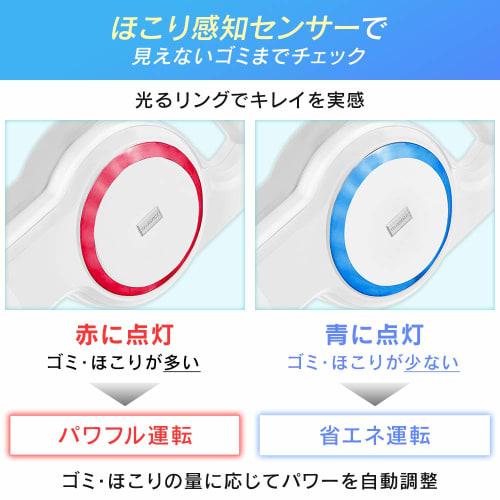 IRIS OHYAMA Vacuum Cleaner Corded Powerful Suction 2WAY Lightweight Canistic Cleaner Paper Pack Type WLIC-CSP5-W White