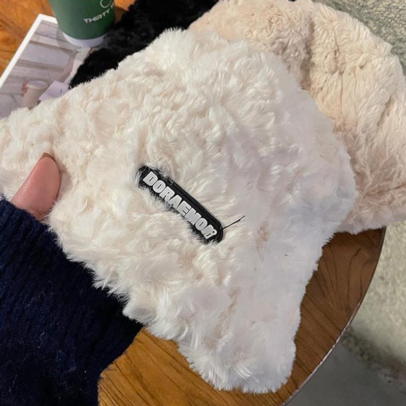 Зимние плюшевые теплые шапки для женщин, женская утолщенная шапка из овечьей шерсти для верховой езды, рыболовная шапка