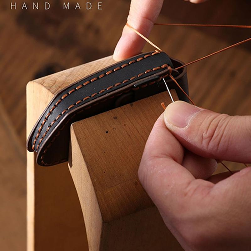 Leather Car Remote Key Case Cover Shell for Ford Fusion Mondeo Mustang F 150 Explorer Edge 2015 2016 2017 2018