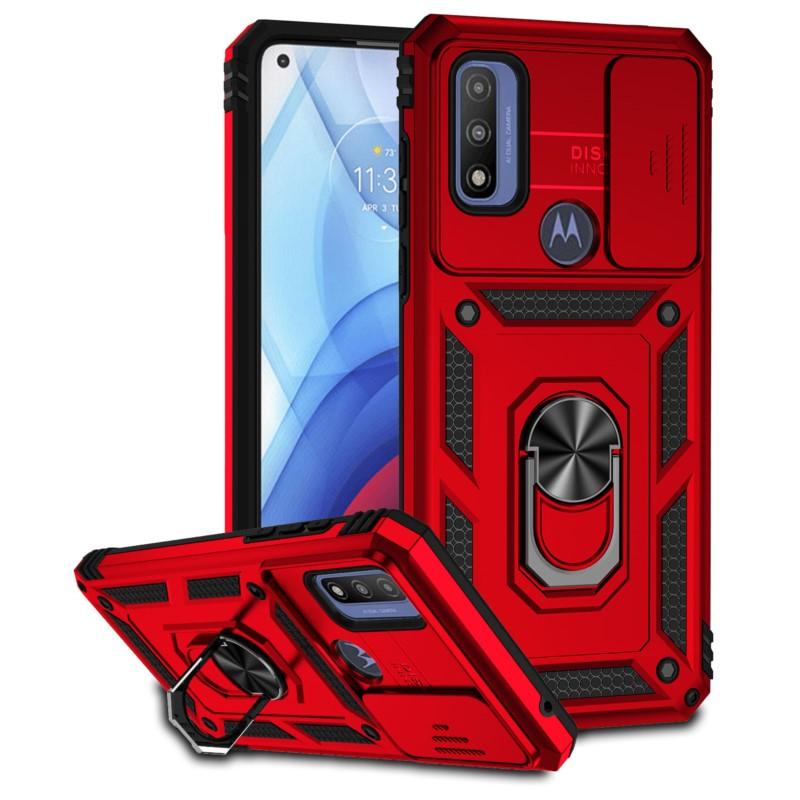 Чехол для Motorola Moto G Pure, чехол для Moto G Pure Coque, Fundas, слайд-объектив, магнитное кольцо, держатель, задний бампер