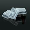 Clear 3Ml/10Ml 10-Slot Vial Storage Case Plastic Stackable Microtube Box Freezer Tube Container For Lab Diabetic Supplies