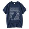Men's High Quality T-shirt 100% Funny Cool Cat Design Print Summer Loose Short Sleeve for Men T-Shirt Male Tops Tees#Color