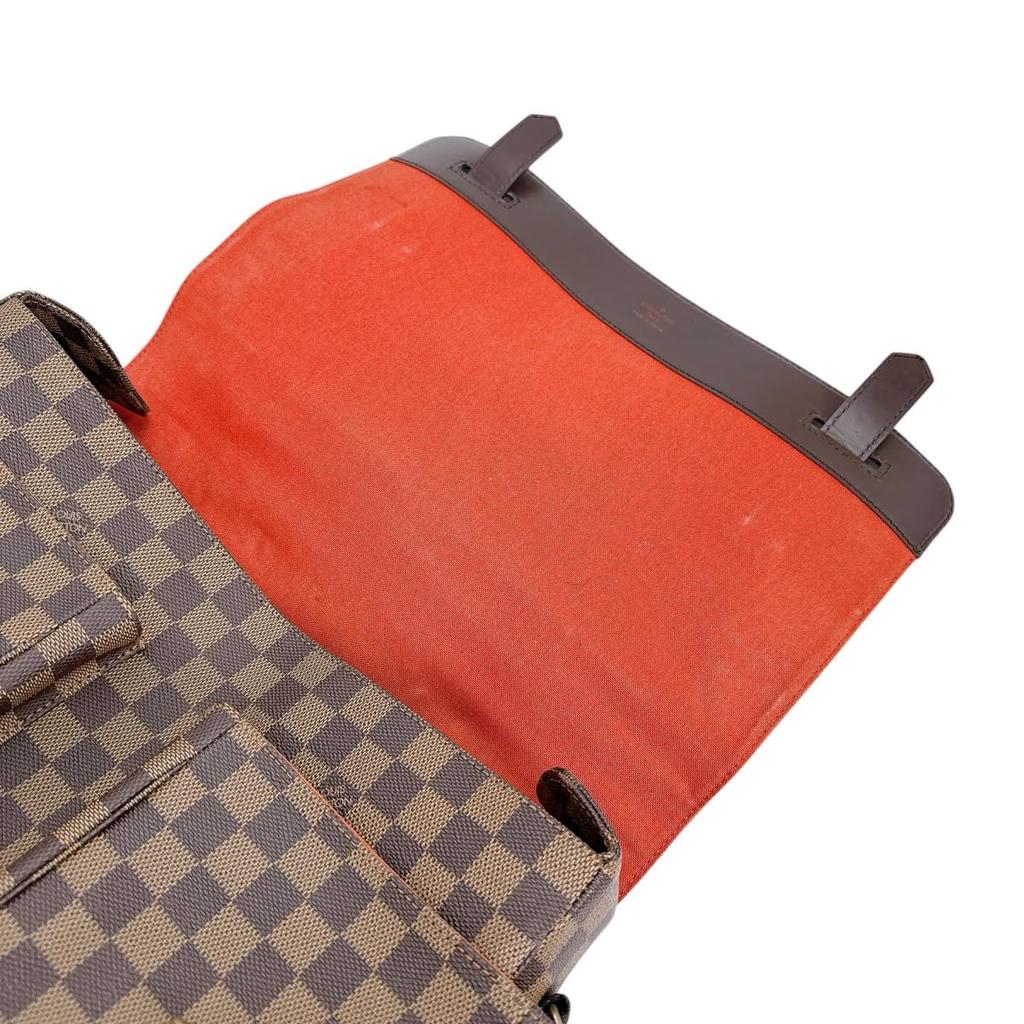 LOUIS VUITTON Damier Broadway Shoulder Bag Damier canvas Brown unisex N42270 Used