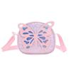 Decoration Bow Sparkling Solid Color Children Shoulder Bag For Daily Use