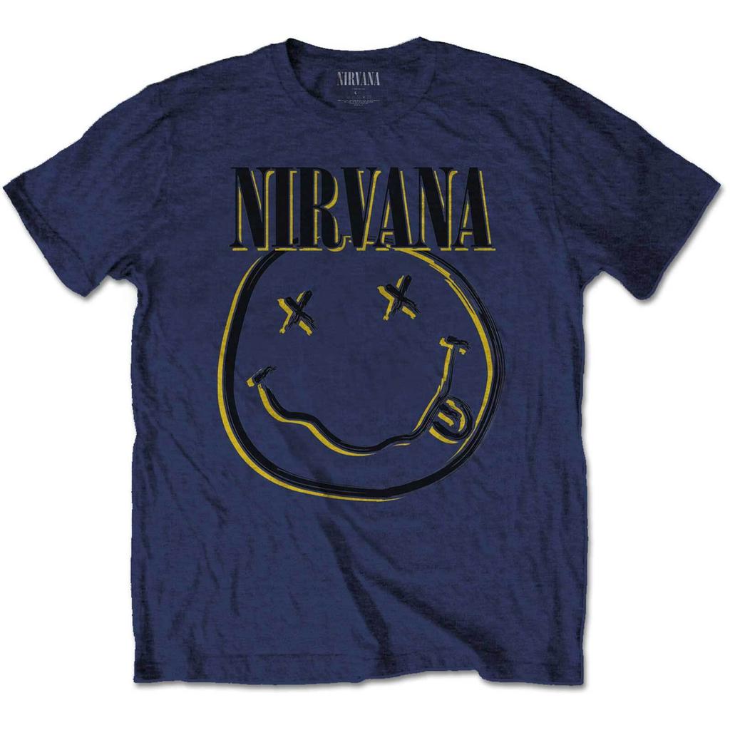 Nirvana Kids T-Shirt 'Inverse' Official Product Ages 3 to 14years Free Postage