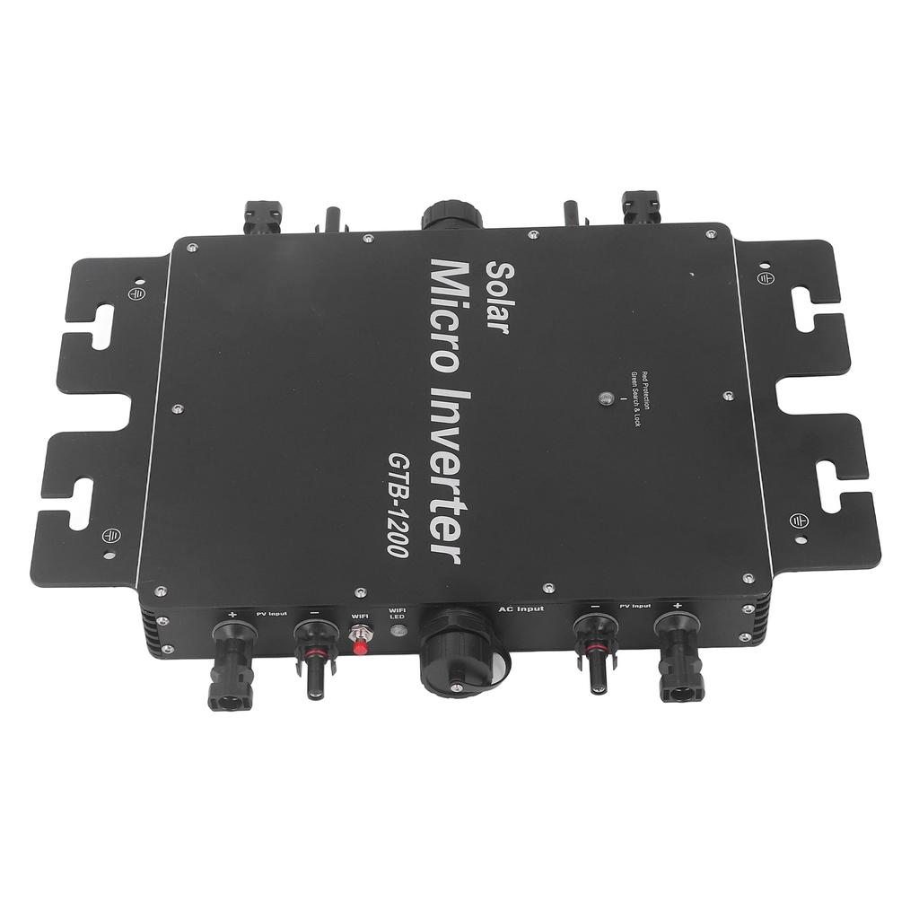 1200 Вт Солнечный сетевой инвертор IP65 Водонепроницаемый Автоматическая идентификация MPPT WIFI Микроинвертор