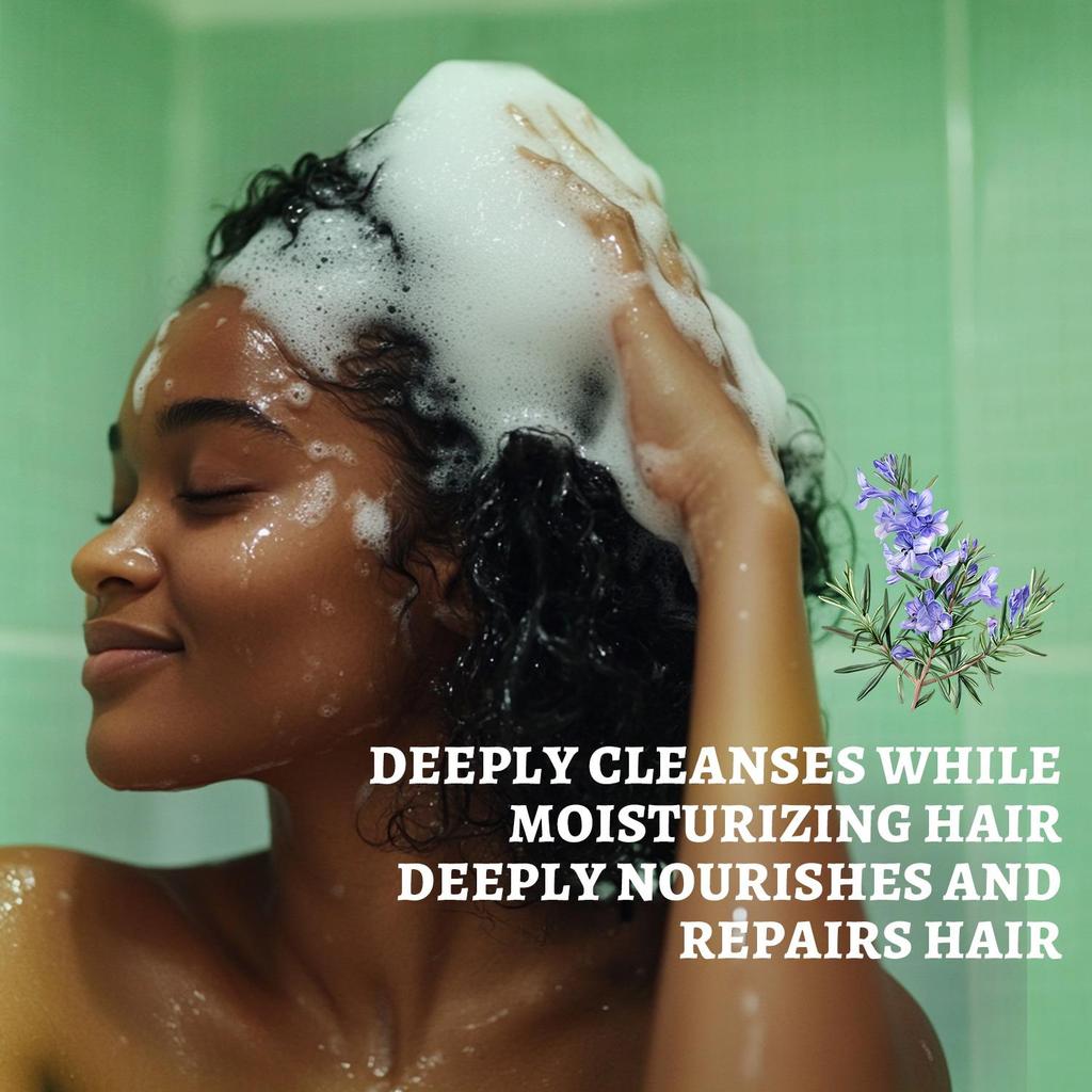 Rosemary Thickening Shampoo with Tea Tree Oil, Biotin & Mint