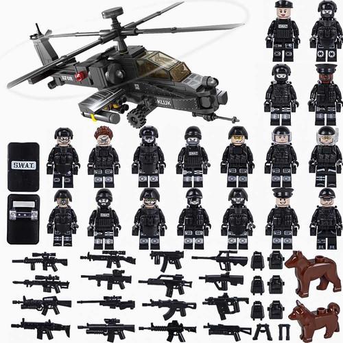 4005 Blackbird Самолет-шпион Черный самолет Вертолет Военная кукла Строительный блок Игрушка