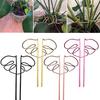 Monstera Shaped Plant Stand Rustproof Corrosion Resistant Simple Installation Potted Plant Support Stake Flower Shaped Support Pile