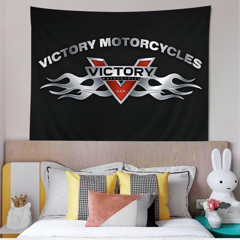 V-Victorys Motorcycles Гонки Мультяшный Гобелен Домашний Декор хиппи богемский декор гадание Домашний Декор