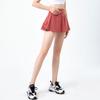 Женские спортивные теннисные юбки, юбка для фитнеса, шорты с высокой талией, спортивные шорты для бега, быстросохнущие спортивные шорты