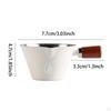 0.1 L Coffee Cup in Stainless Steel with Marking 7.7x4.7cm