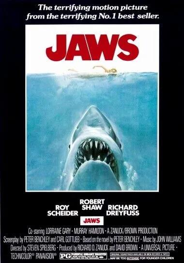 Jaws Movie Poster - High Gloss - Photo Quality Insert