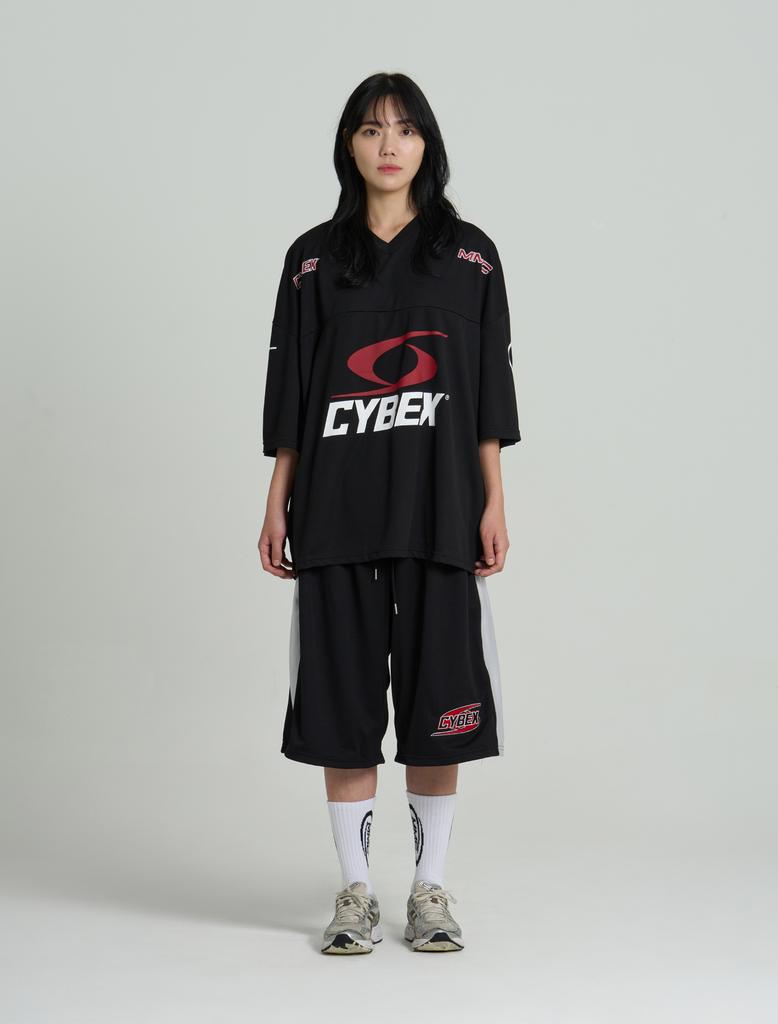 Основная футболка с коротким рукавом Cybex Collaboration Rugby Jersey Черная