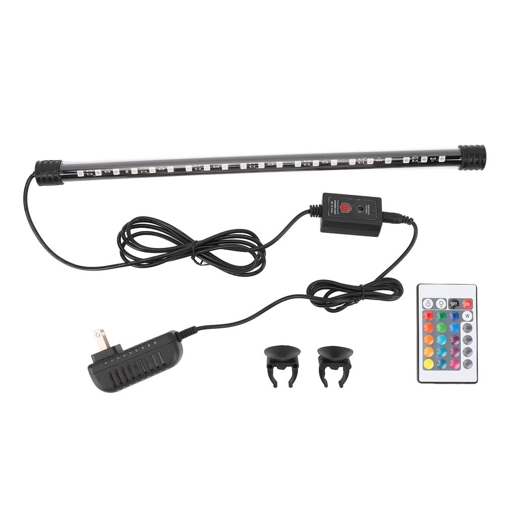 LED Aquarium Light High Brightness LED Beads Multiple Modes Underwater Fish Tank Light with Remote C