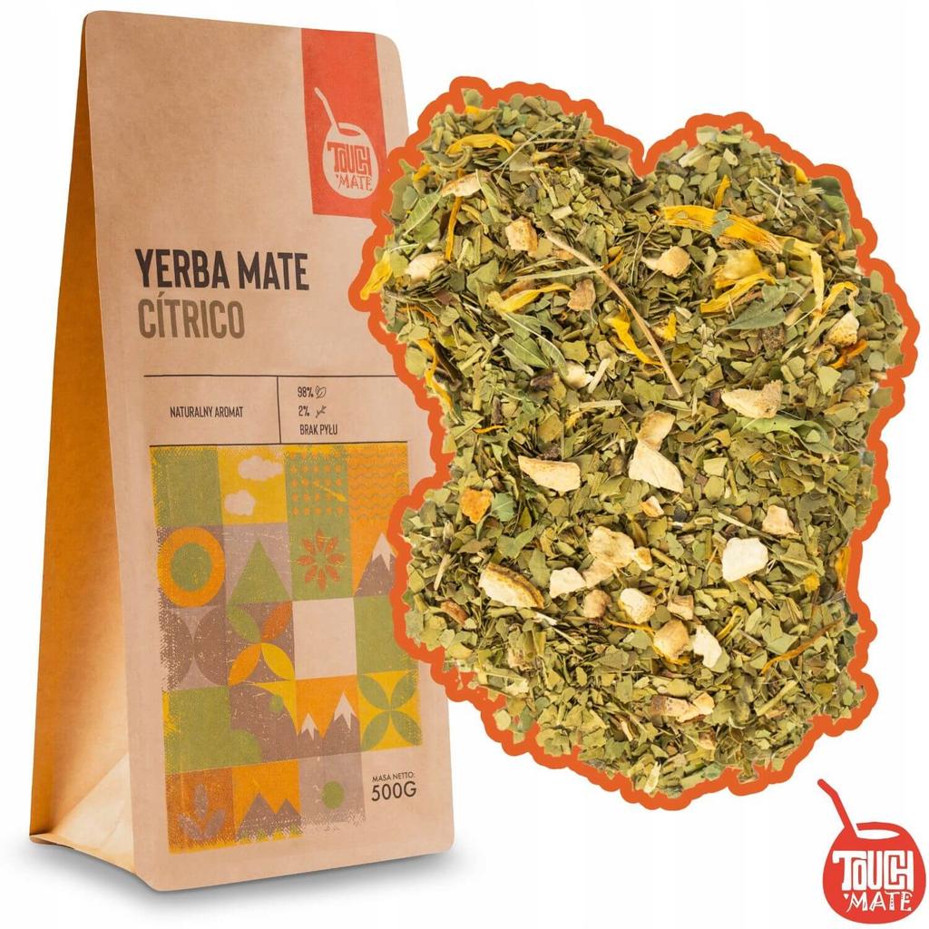 Yerba Mate Green Touch Mate Citrico Limon 500 G Cytryna Imbir Werbena