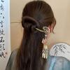 LED Light LED Lantern Tassel Hair Stick Pearl Hanfu Hair Clip Antique Butterfly Hairpin  Women