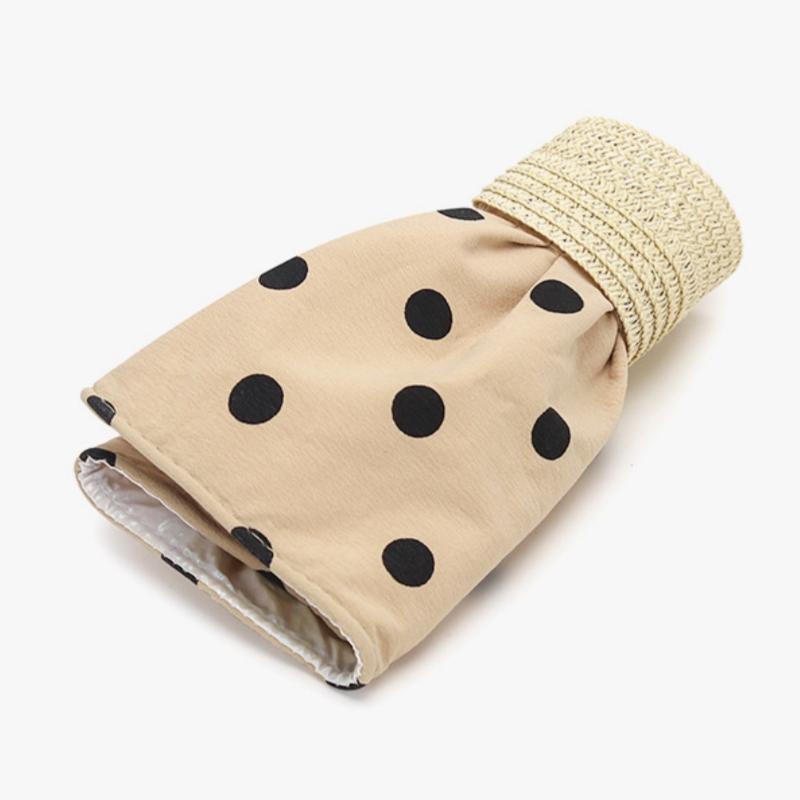 Northwood Летняя шляпа в горошек с пустым верхом для женщин, повязка на голову, пляжная шляпа, дорожная шляпа от солнца, шляпа-ракушка, уличная кепка