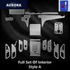 For Mercedes-Benz GLC 22-23 X254 Car Interior Center Console Transparent TPU Protective Film Anti-scratch Repair Film Accessory
