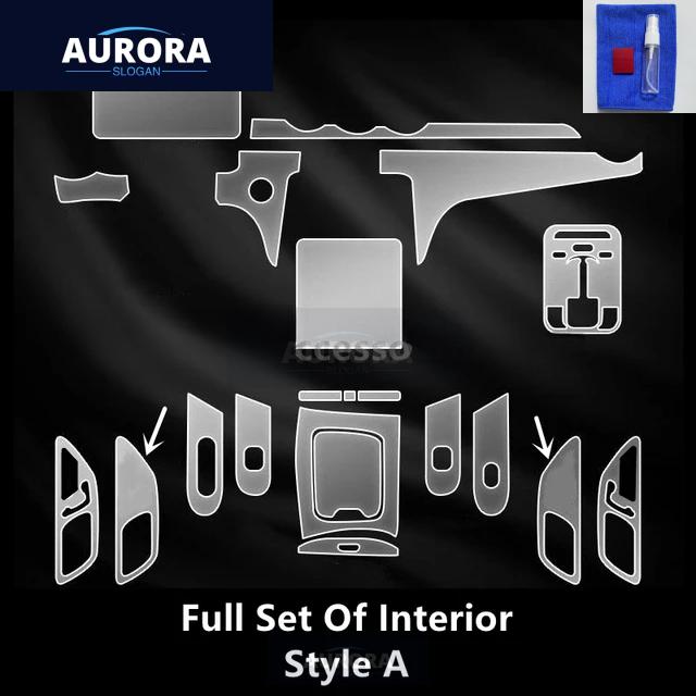 For Mercedes-Benz GLC 22-23 X254 Car Interior Center Console Transparent TPU Protective Film Anti-scratch Repair Film Accessory
