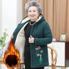 Autumn Winter Coat For Granny Women Top Winter Coat For Elderly Mom Mink Plush Coat Clothes For Elderly