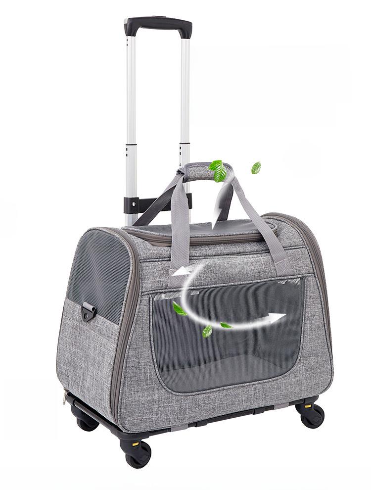 Съемная сумка на одно плечо для перевозки домашних животных - увеличенная переноска для кошек и собак