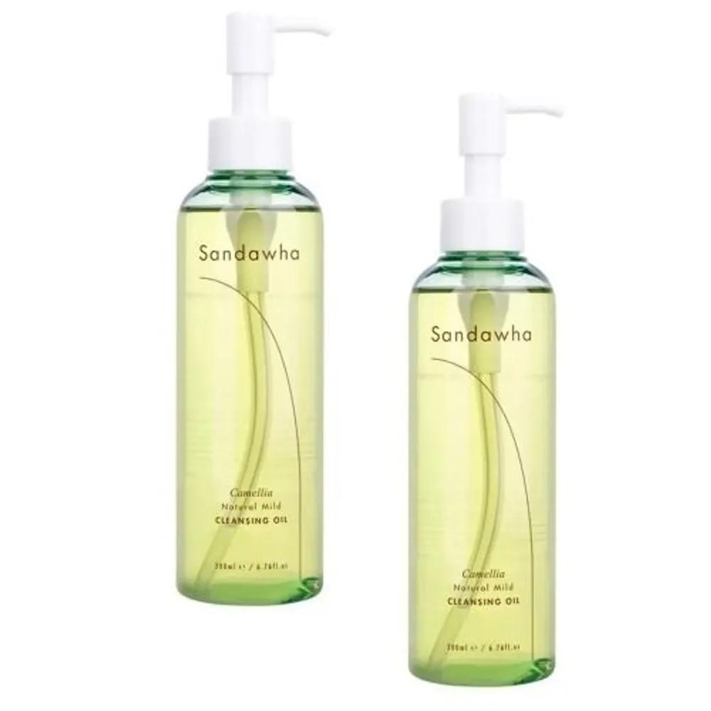 SANDAWHA Gentle Cleansing Camellia Oil 200ml x 2 Low-irritation Deep Cleansing Moisturizing and Thorough Cleansing