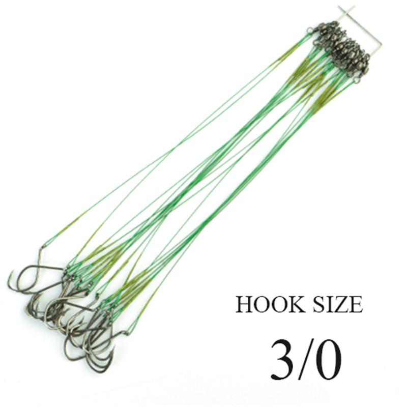 20 шт., 20 см, анти-укусная веревка для рыбалки, 40–80 фунтов, с аксессуарами для спиннинговой приманки для щуки и окуня