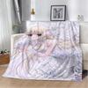New Arrival Chobits Anime Warm Blankets for Cold Boho Blanket King Size Home Interior Beach Towel Fluffy Plaid Bed Throw Knee &