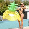 New Inflatable Pineapple Floating Drainage Upper Recliner Sofa Foldable Backrest Thickened Adult Recliner Sofa