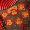 5 шт. Мини-наклейки «Фу» на Год Лошади для Праздника Весны, Наклейки на Дверь, Окно, Стену для Китайского Лунного Нового Года