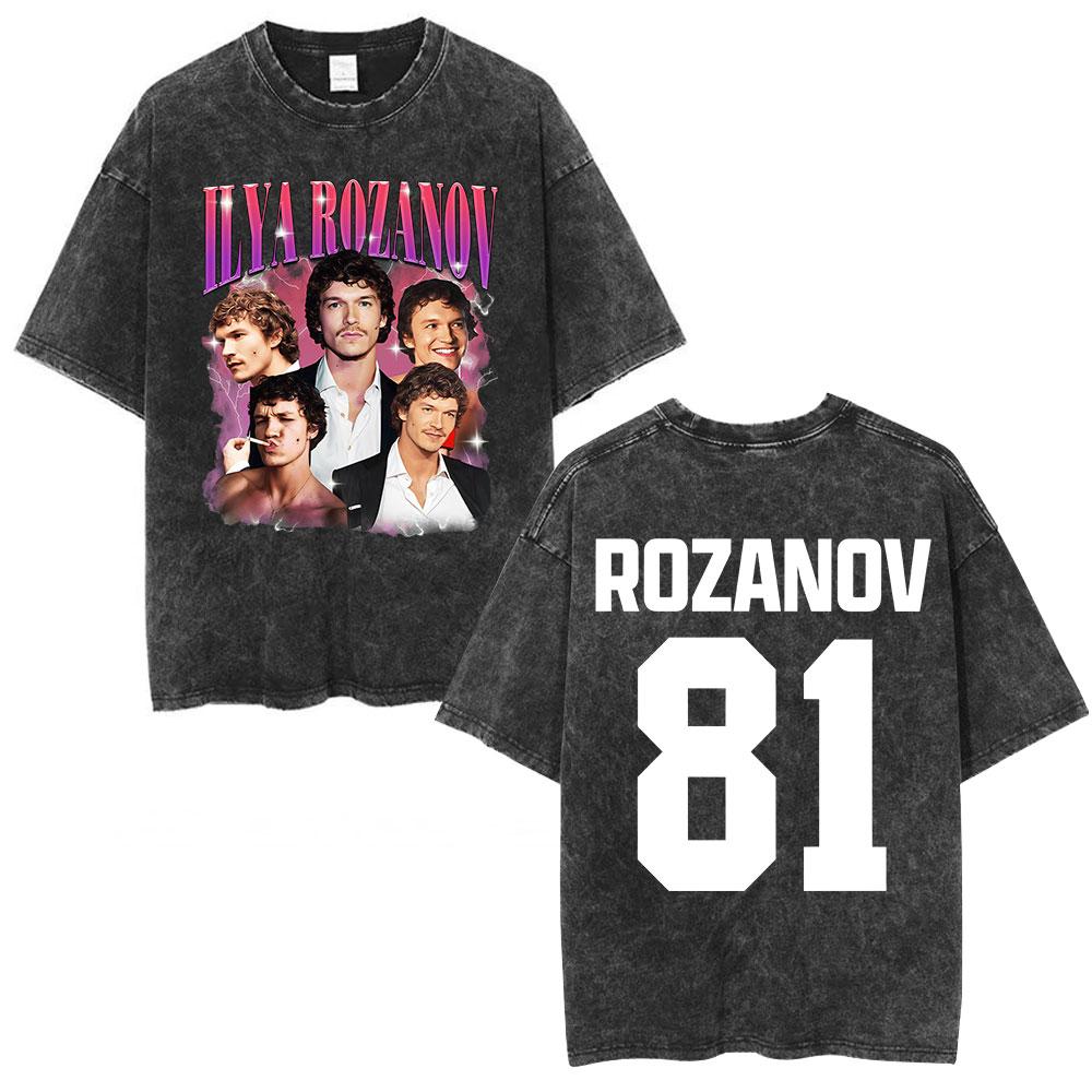 New Arrival Mens Tee Shirt TShirts Men Tshirt for Men Ropa Hombre Heated Rivalry Shane Hollander Ilya Rozanov Vintage Washed